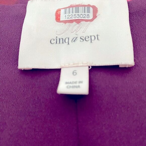 Cinq A Sept Alexa Tie Dye Midi Dress Size 6 - Picture 9 of 9